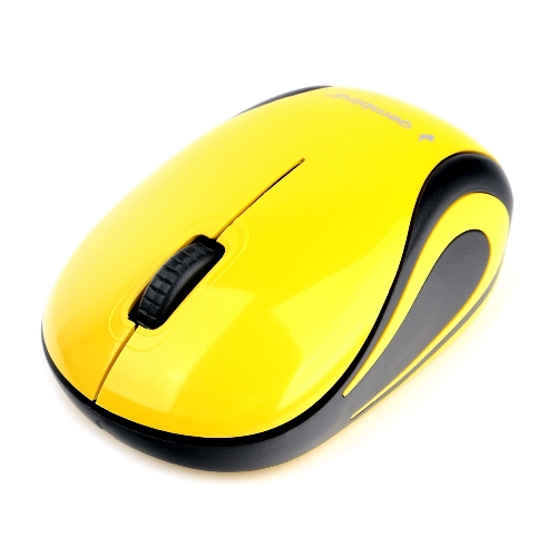 Мышь беспроводная Gembird MUSW-615 желтый, 1200 dpi, радиоканал, USB, кнопки - 3