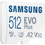 Флеш карта microSDXC 512Gb Samsung MB-MC512SA/EU EVO Plus + adapter