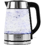 Чайник электрический Centek CT-0013 стекло, 2200 Вт, 1.8 л, серебристый