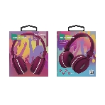 Беспроводные наушники MORE CHOICE HW15 вишневый, накладные, Bluetooth, до 6 ч