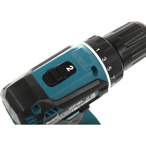 Дрель-шуруповерт Makita DDF485Z, 18 В, 0 Ач, 50 Нм, бесщеточный
