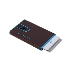 Чехол для кредитных карт Piquadro Blue Square PP4825B2BLR/MO, натур.кожа, красное дерево