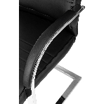 Кресло компьютерное Бюрократ T-8010-LOW-V/BLACK черный, искусственная кожа