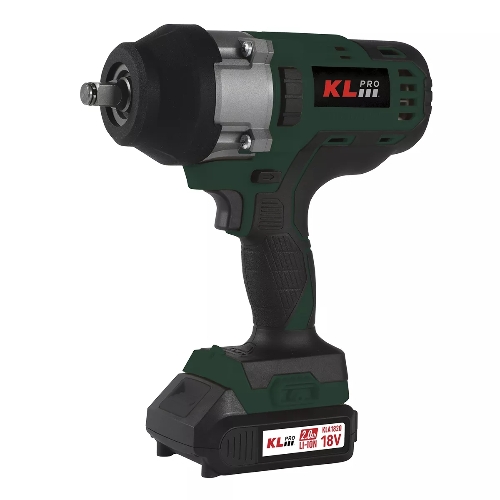 Профессиональный бесщеточный гайковерт аккумуляторный KLPRO KLSS18BHX-20 (18В, Li-ion-2шт, 2.0Ач, 800Нм, 2 скорости, подсветка,З/У,в кейсе)