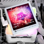 Система жидкостного охлаждения Thermalright Elite Vision 360 (360mm, LED, White, ARGB/Fans: 3x120mm, 69CFM, 27dBA, 2150RPM/Pump height 63mm, Rad thickness 27mm/S: 1700, 1200, 1851, 115X, 2011, 2066, AM5, AM4)