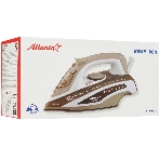Утюг Atlanta ATH-5573 коричневый/белый, 2600 Вт, 38 г/мин, 132 г/мин, 400 мл