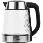 Чайник электрический Centek CT-0013 стекло, 2200 Вт, 1.8 л, серебристый