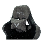 Кресло игровое Бюрократ VIKING 7 KNIGHT B FABRIC черный текстиль/эко.кожа крестовина металл/пластик