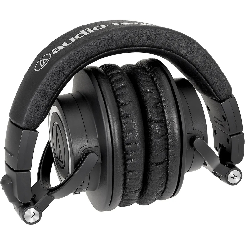 Беспроводные/проводные наушники Audio-Technica ATH-M50xBT2 черный, полноразмерные, Bluetooth + проводной, до 50 ч