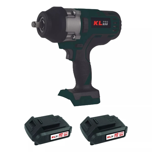Профессиональный бесщеточный гайковерт аккумуляторный KLPRO KLSS18BHX-20 (18В, Li-ion-2шт, 2.0Ач, 800Нм, 2 скорости, подсветка,З/У,в кейсе)
