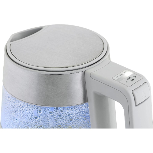 Чайник электрический Haier HK-501 1.7л. 2400Вт серый корпус: стекло/пластик (TD0036930RU)