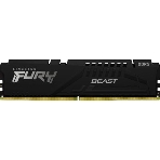 Оперативная память Kingston Fury Beast, DDR5, 32GB (1x32GB), 5600 MHz, CL40, с радиатором, чёрный