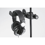 Держатель для наушников на микрофонную стойку или стол K&M 16085-000-55