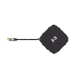 Распределитель Infobit iHub 901W 9 подключений через 1 кабель USB-С