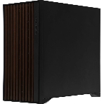 Корпус Formula V Line TimberLine T0 Black, ATX, wood+plastic front, TYPE-C*1, USB3.0*2, FRONT 3x120мм FRGB, REAR 1x120мм FRGB