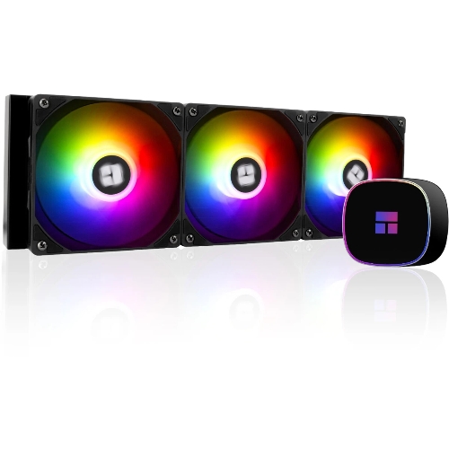 Система жидкостного охлаждения Thermalright Frozen Horizon 360 V2 ARGb Soc-AM5/AM4/1200/1700/1851 черный 4-pin 29.5dB Al Ret (F-HORIZON-360-BL-V2)