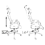 Кресло Бюрократ Chair Brt KB-9N/ECO/BLACK черный, экокожа