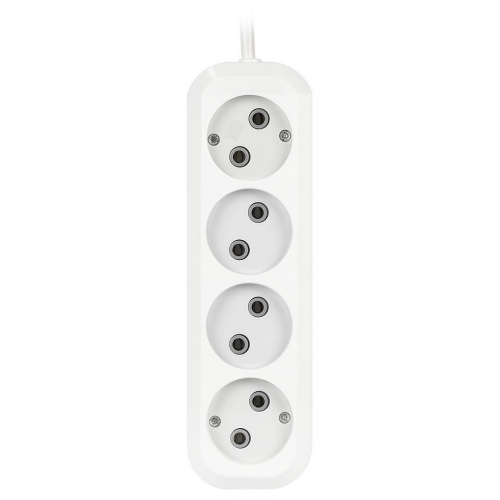 Удлинитель Smartbuy (SBE-10-4-02-N) 4 гнз х 2,0 м (10А/2.2 кВт, ПВС 2х1.0)