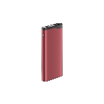 Портативный аккумулятор OLMIO QL-10, 10000mAh, 22.5W, QuickCharge3.0/PowerDelivery, LCD, красный,