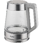 Чайник электрический Haier HK-501 1.7л. 2400Вт серый корпус: стекло/пластик (TD0036930RU)