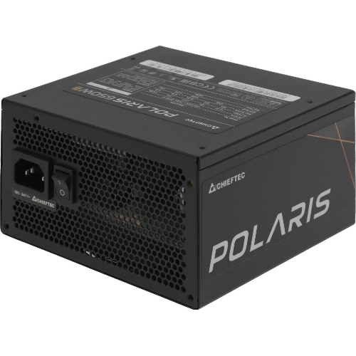 Блок питания Chieftec Polaris PPS-650FC, 650Вт, 80 PLUS Gold, 120мм, модульный, черный