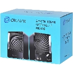 Акустическая система Oklick OK-126 2.0 черный 6Вт