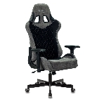 Кресло игровое Бюрократ VIKING 7 KNIGHT B FABRIC черный текстиль/эко.кожа крестовина металл/пластик