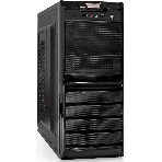 Компьютерный корпус Miditower ExeGate XP-329S-UNS450 (ATX, БП UNS450 с вент. 12см, 2*USB, аудио, черный)