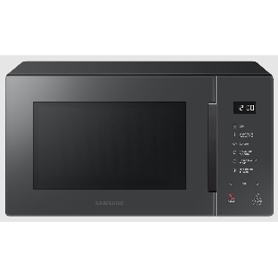 Микроволновая печь Samsung MS23T5018AC/BW антрацит, 23 л, 800 Вт, переключатели - сенсор