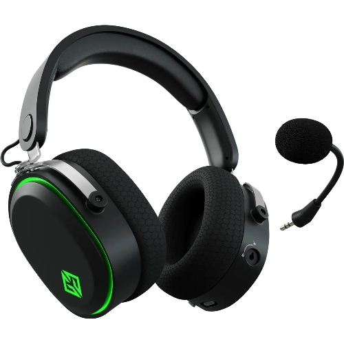 Беспроводные/проводные наушники GMNG GG-HS405W черный, полноразмерные, Bluetooth + радиоканал + проводной, до 40 ч