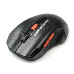 Мышь беспроводная Nakatomi MRON-07U черный, 1600 dpi, радиоканал, USB, кнопки - 5