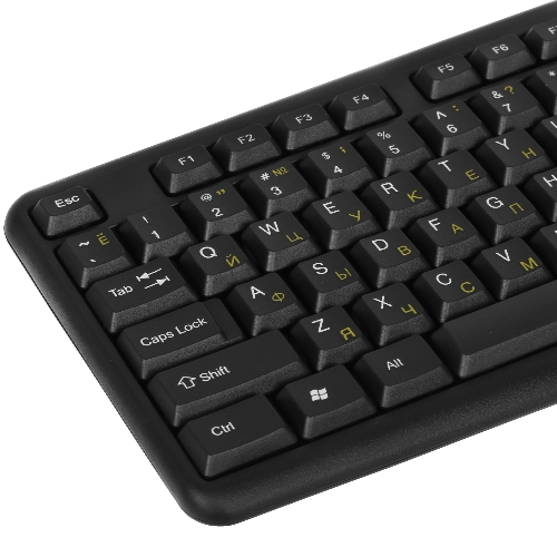 Клавиатура проводная Smartbuy ONE 112 USB черная SBK-112U-K