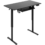 Стол игровой Defender Victory черн, 110x60, высота 72-117, полк 1