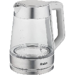 Чайник электрический Haier HK-501 1.7л. 2400Вт серый корпус: стекло/пластик (TD0036930RU)