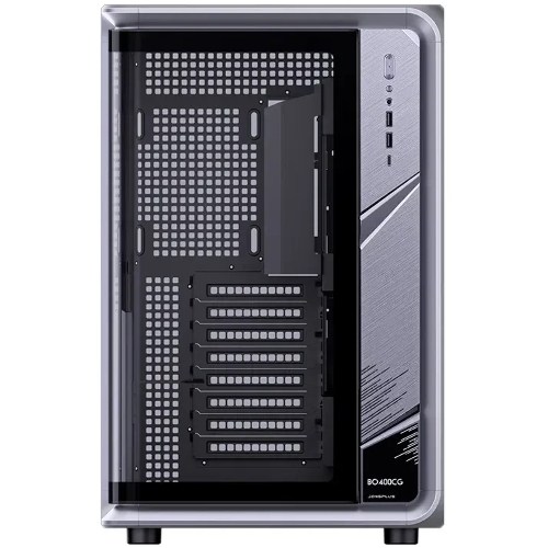 Корпус Jonsbo Jonsplus BO400CG, Midi-Tower, серый