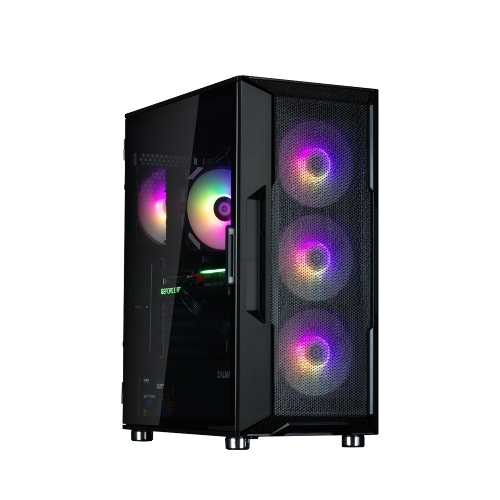 Компьютерный корпус ZALMAN I3 NEO ARGb черный, ATX, черный, FRONT MESH, WINDOW, 2x3.5