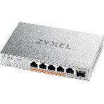 Коммутатор Zyxel XMG-105HP-EU0101F (L2) 5x2.5 Гбит/с 1SFP+ 4PoE++ 70W неуправляемый