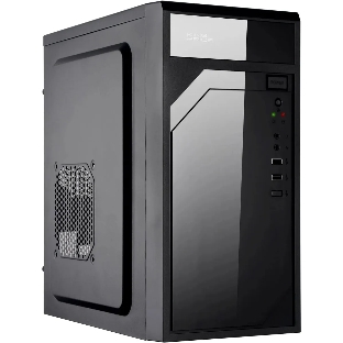 Компьютерный корпус KingPrice KPCC-MN208 черный без БП mATX 1x80мм 2x120мм 2xUSB 2.0 audio