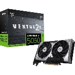 Видеокарта MSI GeForce RTX 5050 8G VENTUS 2X, NVIDIA RTX 5050, 8 ГБ GDDR6, 128 бит, PCI-e 5.0, 1xHDMI, 3xDP, 2587 МГц