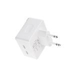 Сетевое зарядное устройство Maxvi CHL-604PD Type-C\Type-C 40W 6A (3A+3A) PD QC3.0, белый