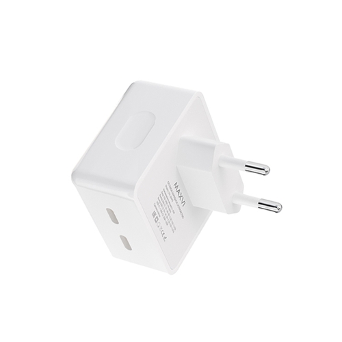 Сетевое зарядное устройство Maxvi CHL-604PD Type-C\Type-C 40W 6A (3A+3A) PD QC3.0, белый