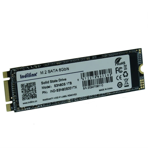 Накопитель SSD Indilinx IND-S3N80S 1ТБ, M.2 2280, SATA III, M.2, R/W 520/470