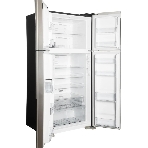 Холодильник Hitachi R-W660PUC7X GC шампань стекло двухкамерный 396/144л морозилка сверху, No Frost, Side by Side