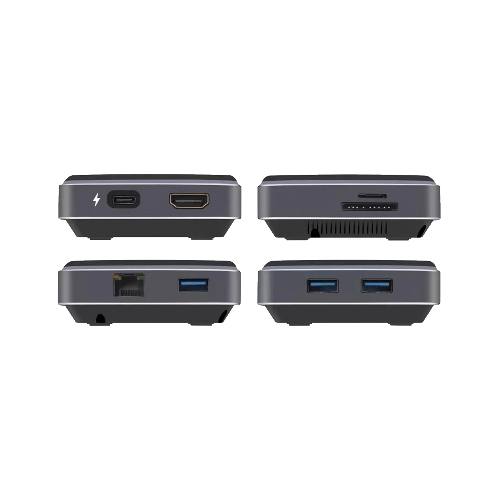 Распределитель Infobit iHub 901W 9 подключений через 1 кабель USB-С