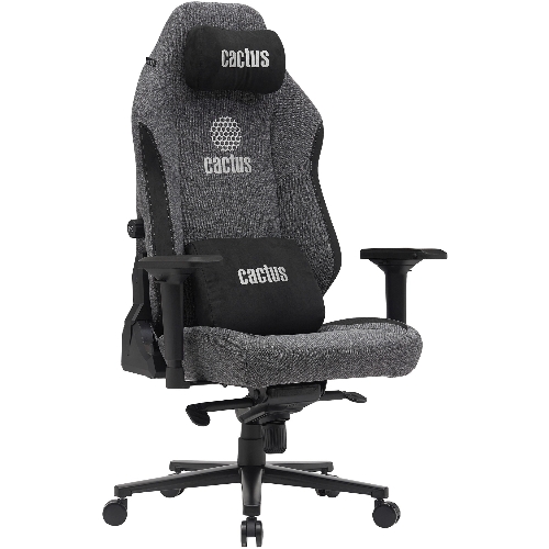 Кресло Cactus CS-CHR-MAG-GY серый, экокожа
