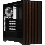 Корпус Formula V Line TimberLine T0 Black, ATX, wood+plastic front, TYPE-C*1, USB3.0*2, FRONT 3x120мм FRGB, REAR 1x120мм FRGB