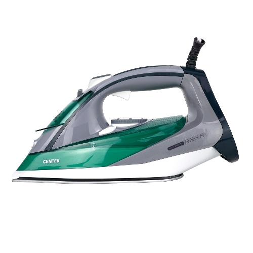 Утюг Centek CT-2309 зеленый/серый, 2800 Вт, 40 г/мин, 145 г/мин, 270 мл