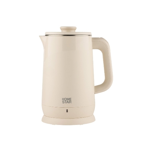 Чайник электрический Homestar HS-1006 1.8л бежевый, двойной корпус