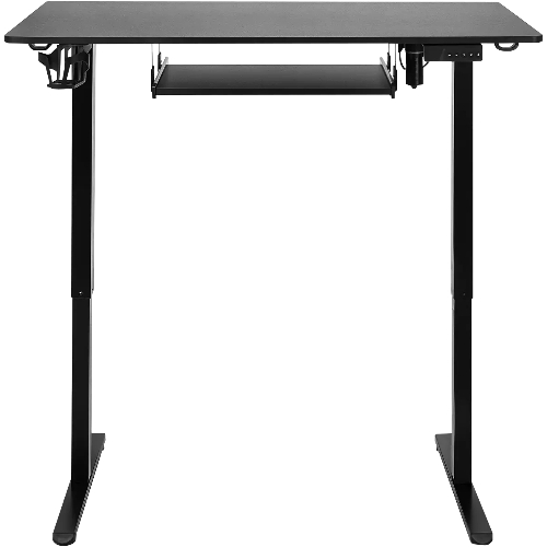 Стол игровой Defender Victory черн, 110x60, высота 72-117, полк 1