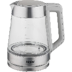 Чайник электрический Haier HK-501 1.7л. 2400Вт серый корпус: стекло/пластик (TD0036930RU)